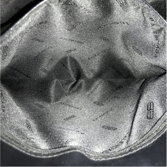 BALENCIAGA Black Canvas Logo Tote Bag black - Picture 8 of 12